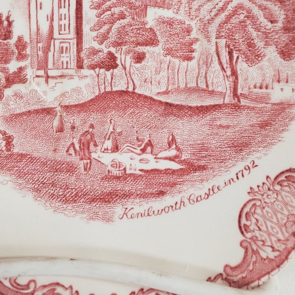 Vintage Johnson Bros Old Britain Castles Saucer 5.25" Ironstone England - Picture 4 of 9